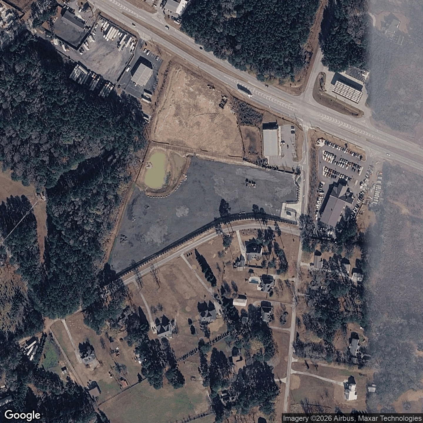 Satellite view of the listed location for 78 Parking